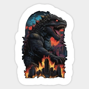 Godzilla Sticker